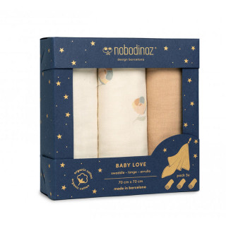 COFFRET 3 LANGES BLOSSOM