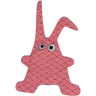 DOUDOU TOUMOU RABBIT JAPONAIS ROUGE