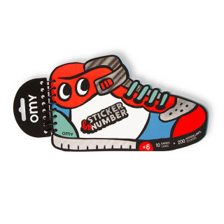 CARNET DE CARTES STICKERS AU NUMERO : STREET