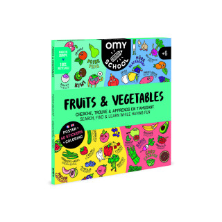 POSTER PEDAGOGIQUE FRUITS ET LEGUMES