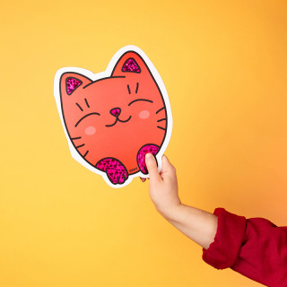 CAHIER COLORIAGE ET STICKERS KITTY