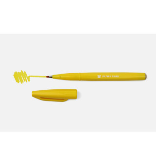 STYLO POINTE FEUTRE JAUNE