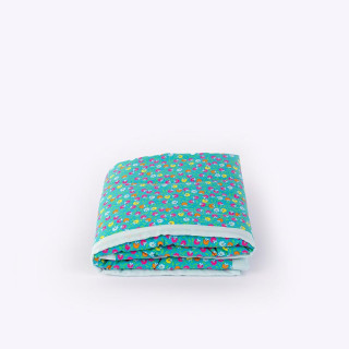PLAID BEBE PETUNIA CYAN
