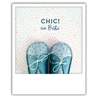 CARTE CHIC UN BEBE