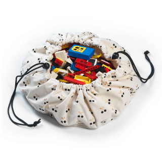MINI SAC DE JEU ET RANGEMENT CERISE