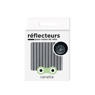 REFLECTEURS ARGENTS POUR VELO