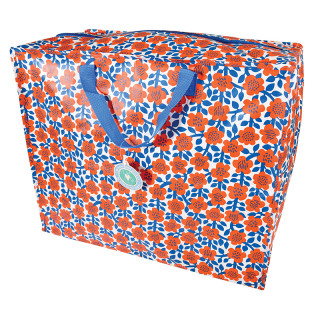 SAC DE RANGEMENT FLEURS ROUGES