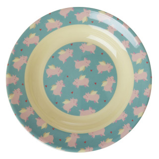 ASSIETTE COCHON VOLANT