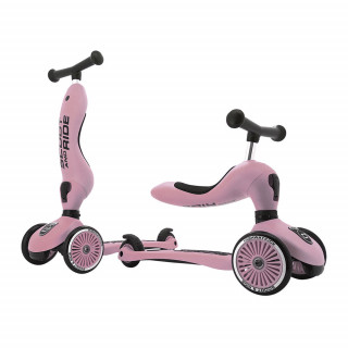 PORTEUR EVOLUTIF 2 EN 1 (TROTTINETTE) ROSE