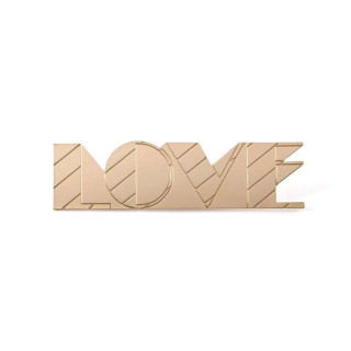 BROCHE LOVE (PLAQUE OR)