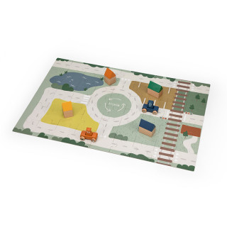 CIRCUIT PUZZLE ET SA VILLE EN BOIS