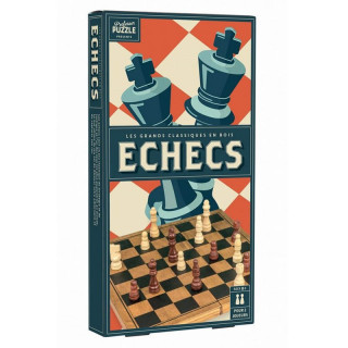 JEU D'ECHECS EN BOIS VINTAGE