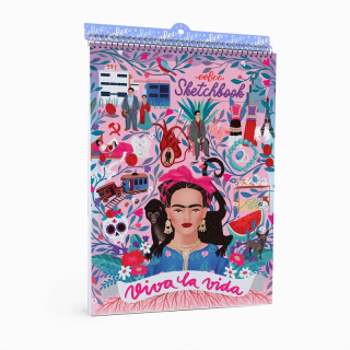CARNET DE DESSIN VIVA LA VIDA FRIDA